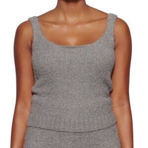 NWOT Skims S/M Cozy Knit Bouclè Gray Tank